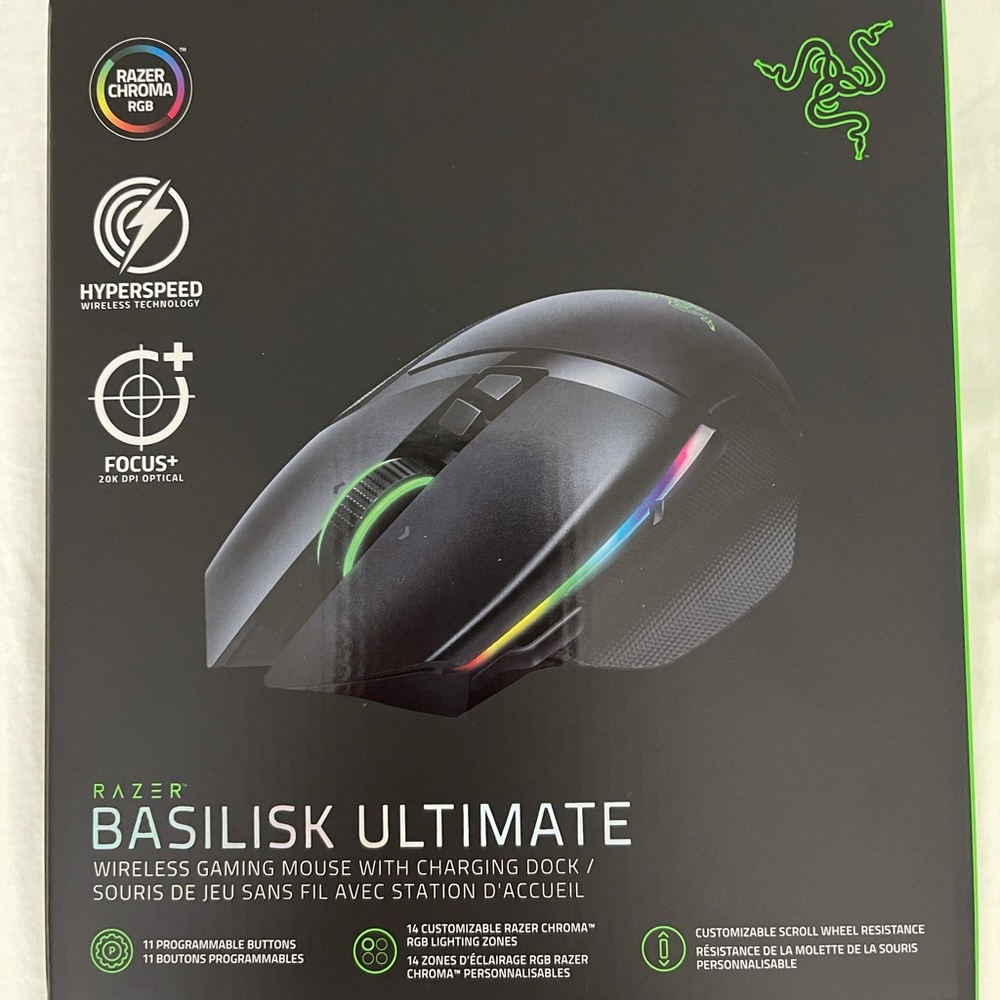 RAZER BASILISK ULTIMATE MOUSE‼️ GAMING MOUSE❗️BRAND NEW‼️